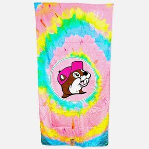 NWT NEW RARE 2024 BUC-EE'S EASTER PASTEL TIE DYE BUCEES BEACH TOWEL 35" x 70" XL